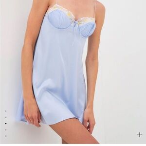 Love & Lemons BLACK Slip Dress